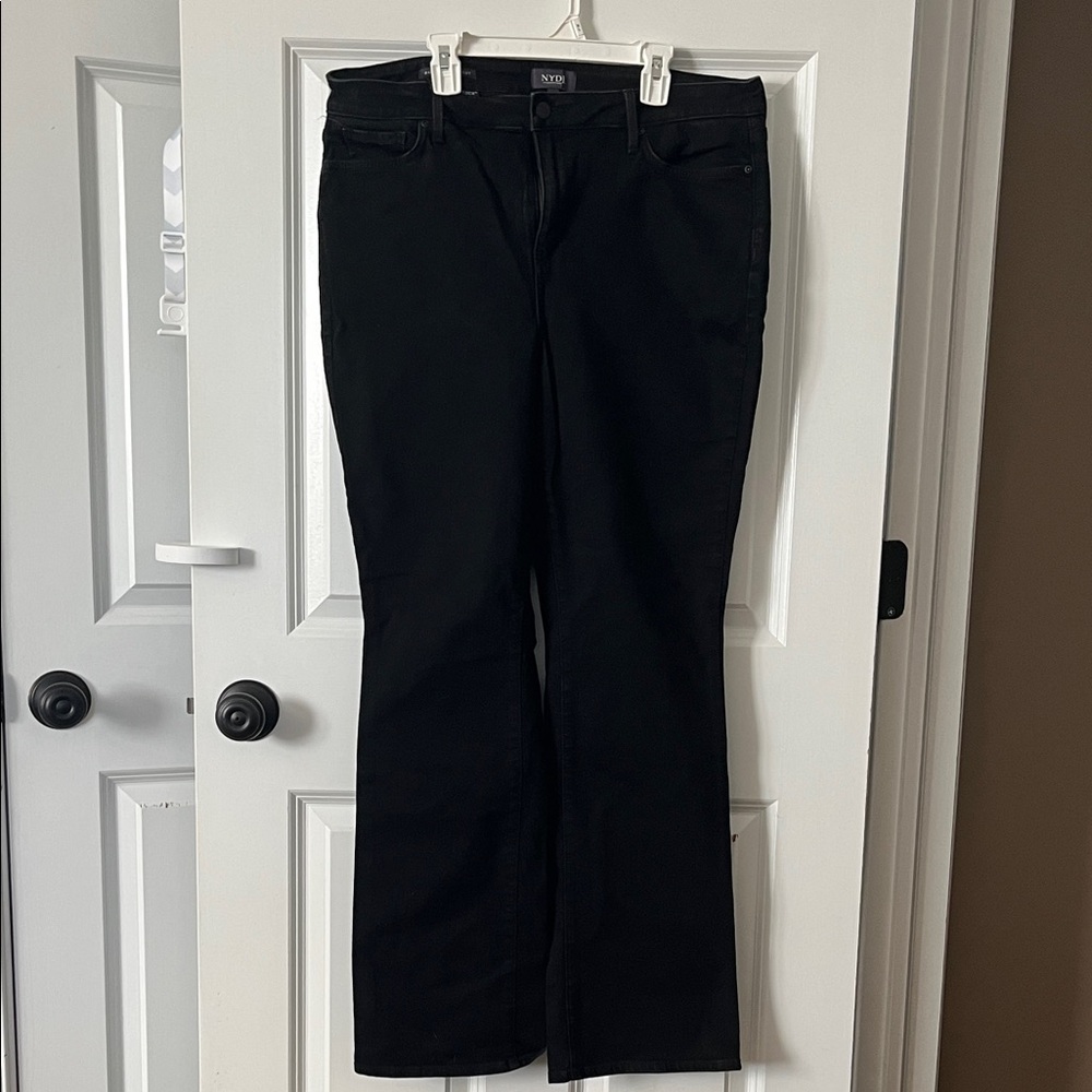 NYDJ Women's Classic Black Boot Cut Jeans
